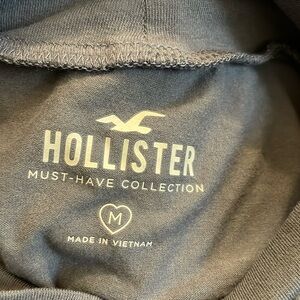 Hollister long sleeve mock neck fitted top